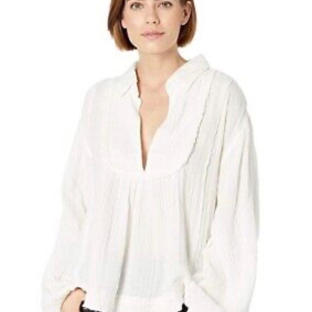 NWT FREE PEOPLE Cozy Dreams Pullover Top sz S
